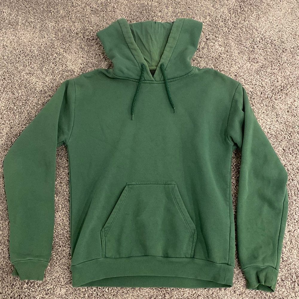 Topshop Green Hoodie